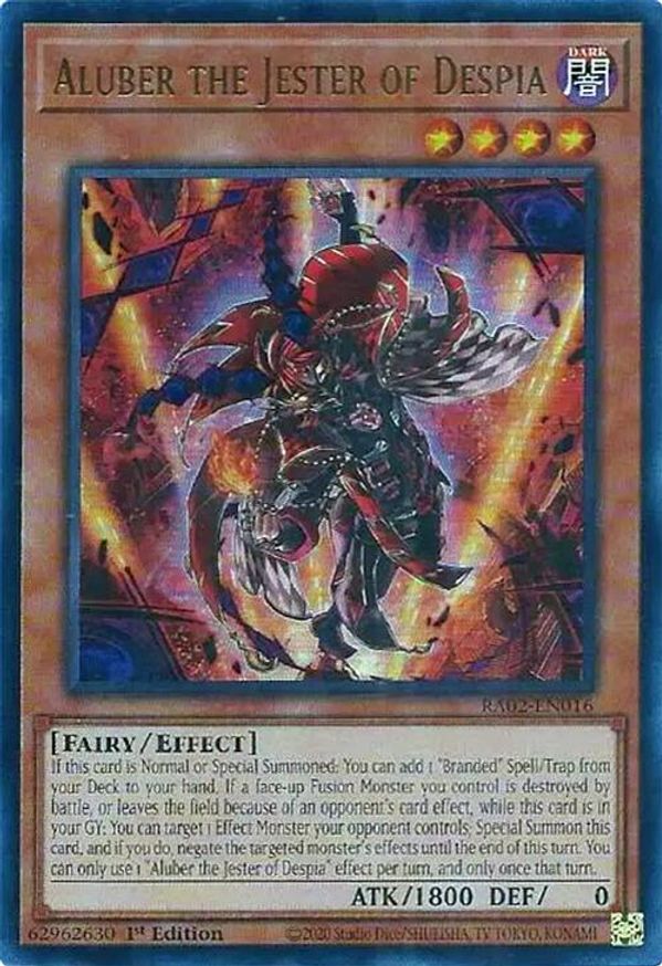 Aluber the Jester of Despia (UR) | RA02-EN016