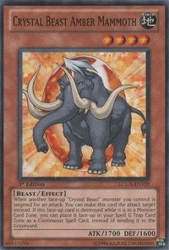 Crystal Beast Amber Mammoth | LCGX-EN159