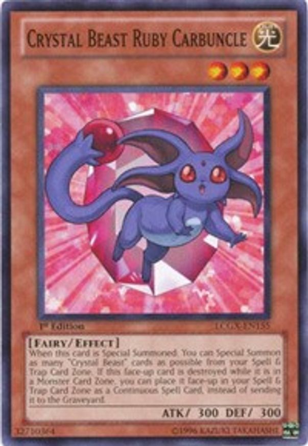 Crystal Beast Ruby Carbuncle | LCGX-EN155