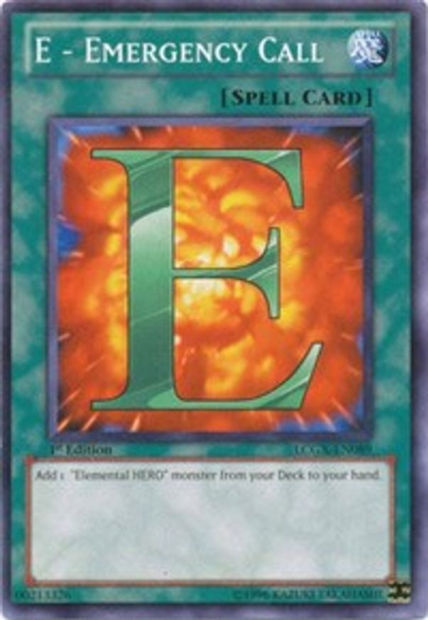 E - Emergency Call | LCGX-EN089