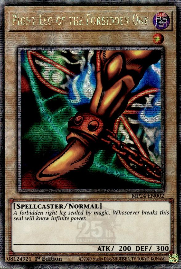 Right Leg of the Forbidden One (Quarter Century Secret Rare) | MP24-EN002