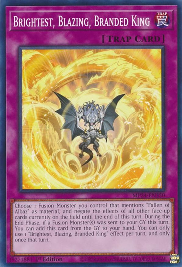 Brightest, Blazing, Branded King | MP24-EN350