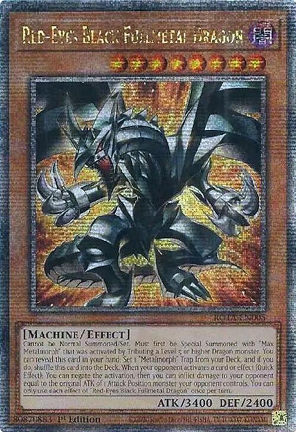 Red-Eyes Black Fullmetal Dragon (Quarter Century Secret Rare) | ROTA-EN005