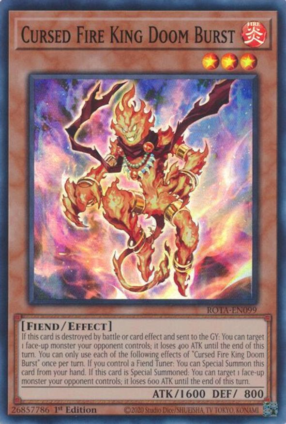 Cursed Fire King Doom Burst | ROTA-EN099