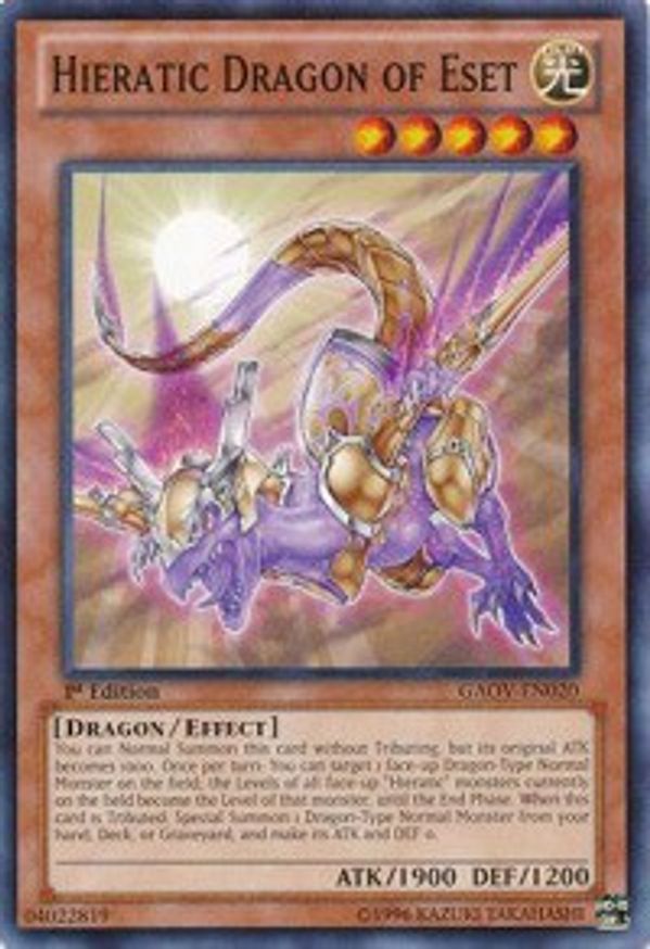 Hieratic Dragon of Eset | GAOV-EN020