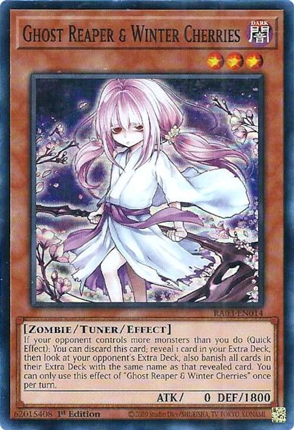Ghost Reaper & Winter Cherries (Alternate Art) | RA03-EN014
