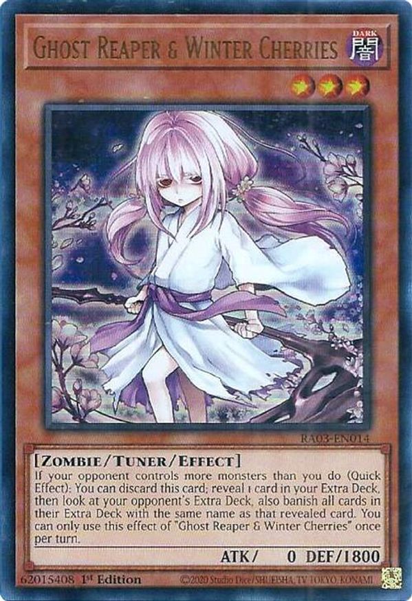 Ghost Reaper & Winter Cherries (Alternate Art) (UR) | RA03-EN014