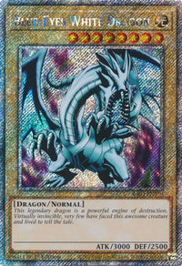 Thumbnail for Blue-Eyes White Dragon (Platinum Secret Rare) | RA03-EN079