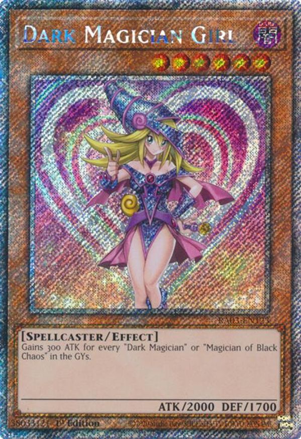 Dark Magician Girl (Platinum Secret Rare) (A) | RA03-EN123
