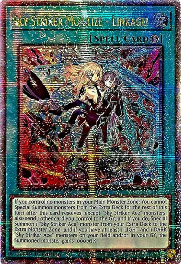Sky Striker Mobilize - Linkage! (Quarter Century Secret Rare) | RA03-EN274