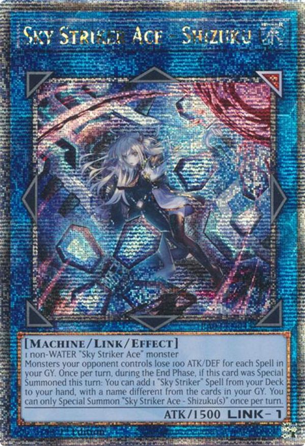 Sky Striker Ace - Shizuku (Alternate Art) (Quarter Century Secret Rare) | RA03-EN043