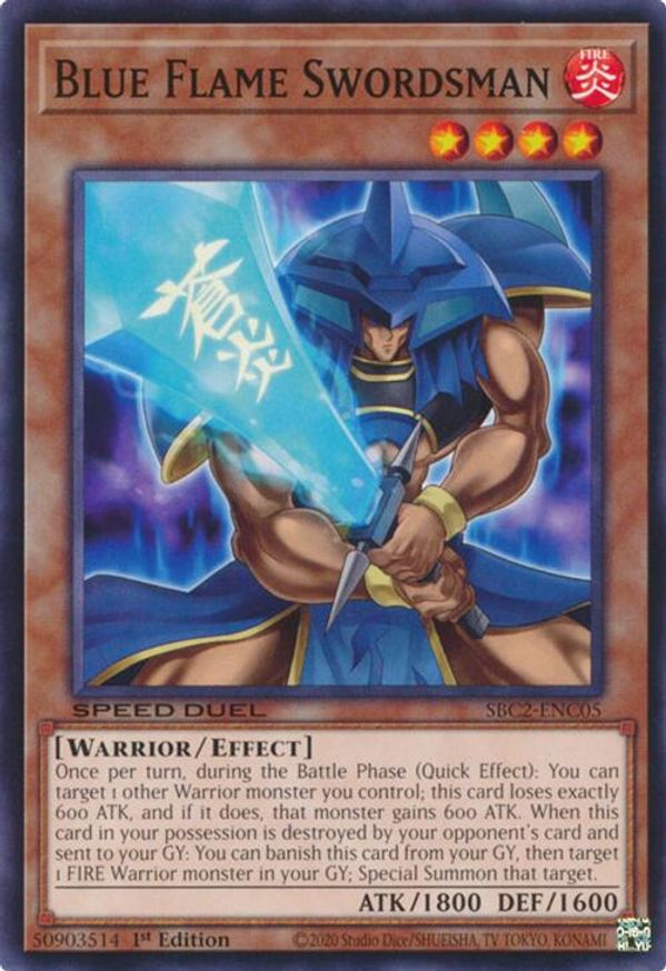 Blue Flame Swordsman | SBC2-ENC05
