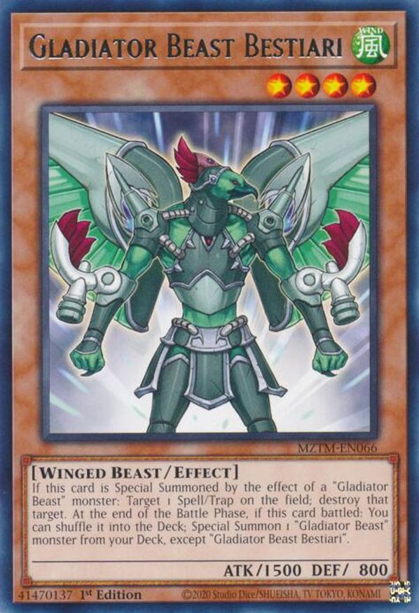 Gladiator Beast Bestiari | MZTM-EN066