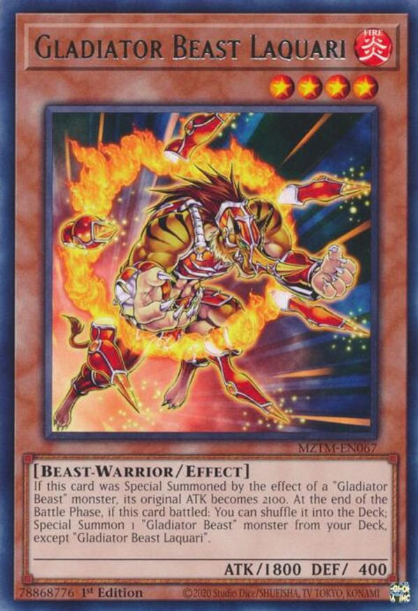 Gladiator Beast Laquari | MZTM-EN067