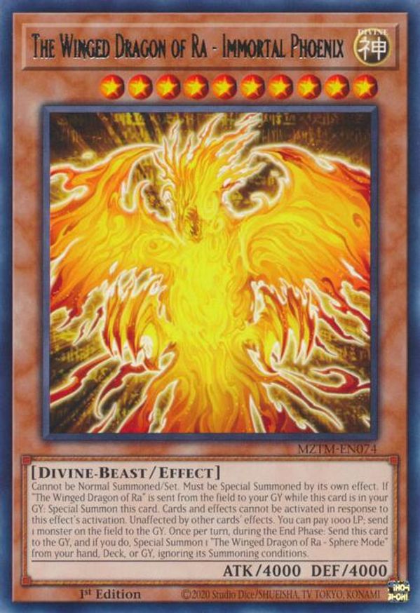 The Winged Dragon of Ra - Immortal Phoenix | MZTM-EN074
