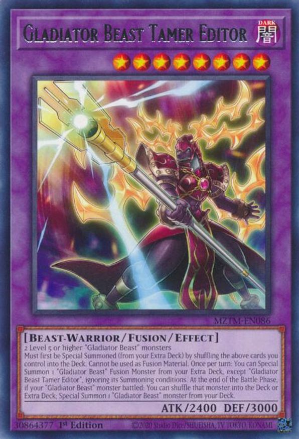Gladiator Beast Tamer Editor | MZTM-EN086