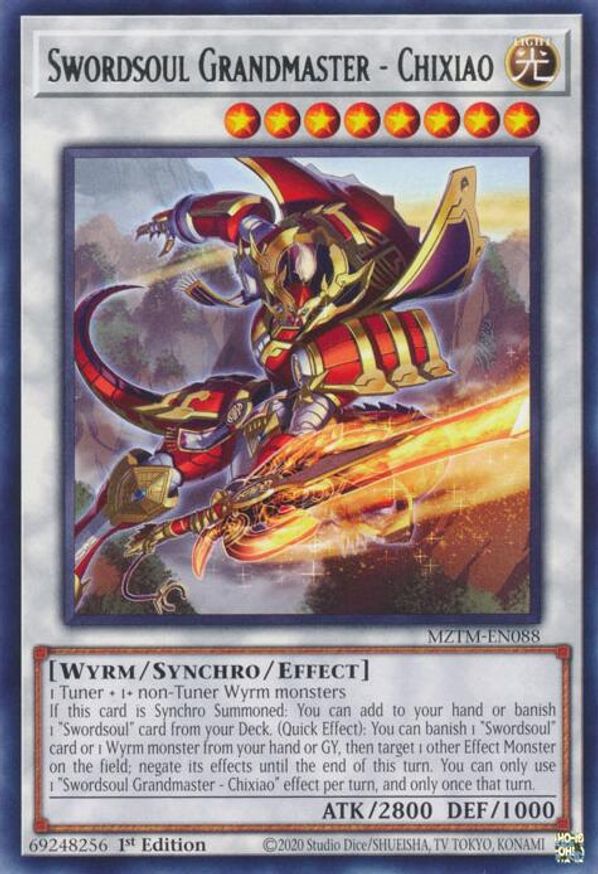 Swordsoul Grandmaster - Chixiao | MZTM-EN088