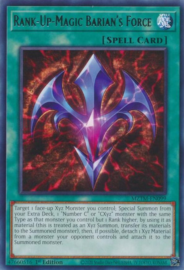 Rank-Up-Magic Barian's Force | MZTM-EN099
