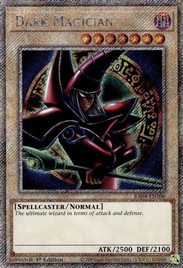 Dark Magician (Arkana) (Platinum Secret Rare) | RA04-EN106