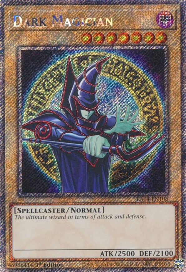 Dark Magician (9th Art) (Platinum Secret Rare) | RA04-EN106