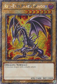 Thumbnail for Red-Eyes Black Dragon (7th Art) (Platinum Secret Rare) | RA04-EN109