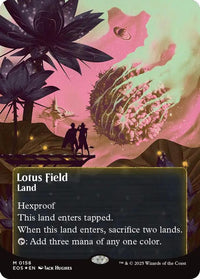 Thumbnail for Lotus Field (0158) (Borderless) (Galaxy Foil)