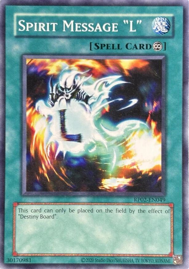 Spirit Message "L" | RP02-EN049