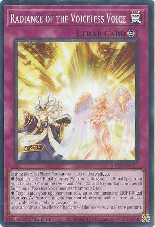 Radiance of the Voiceless Voice | MP25-EN324