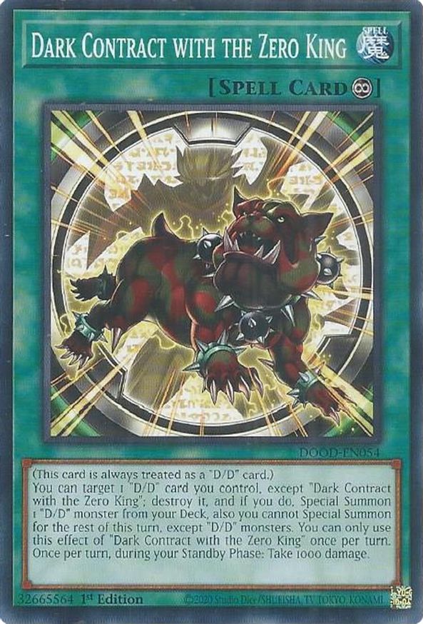 Dark Contract with the Zero King | DOOD-EN054