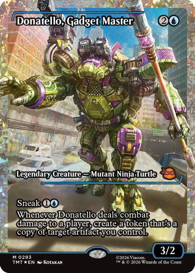Donatello, Gadget Master (Showcase) (Fracture Foil) | 293