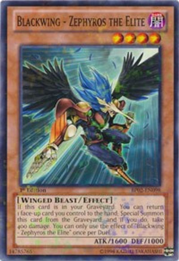 Blackwing - Zephyros the Elite (Mosaic Rare) | BP02-EN098
