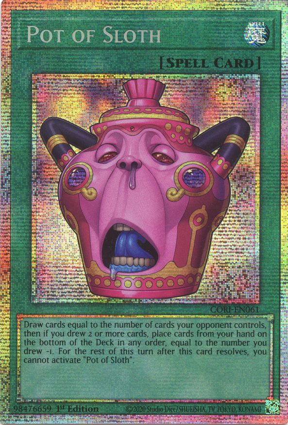 Pot of Sloth (Starlight Rare) | CORI-EN061