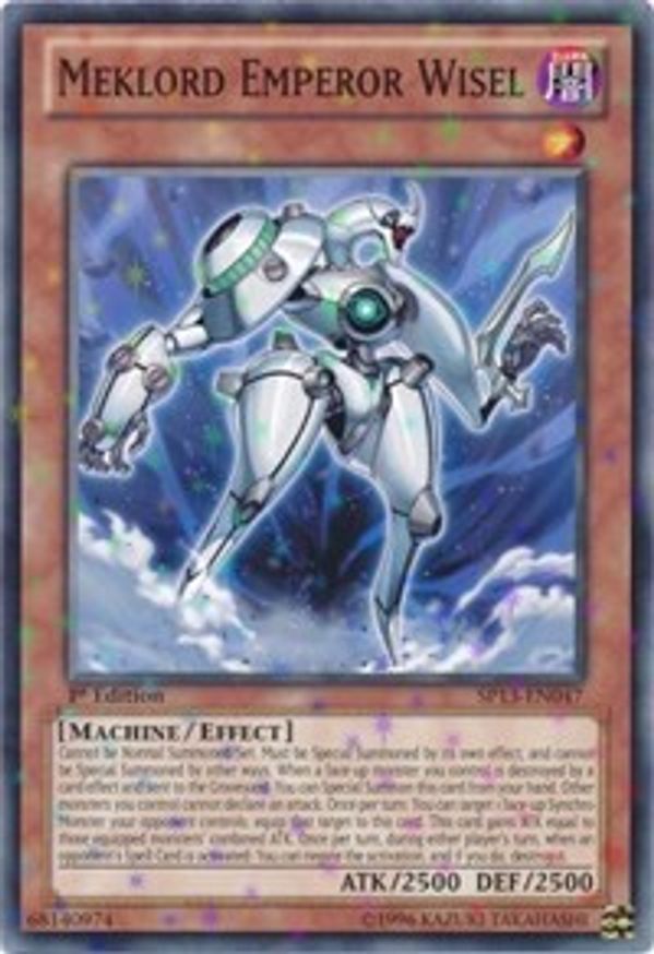 Meklord Emperor Wisel (Starfoil) | SP13-EN047