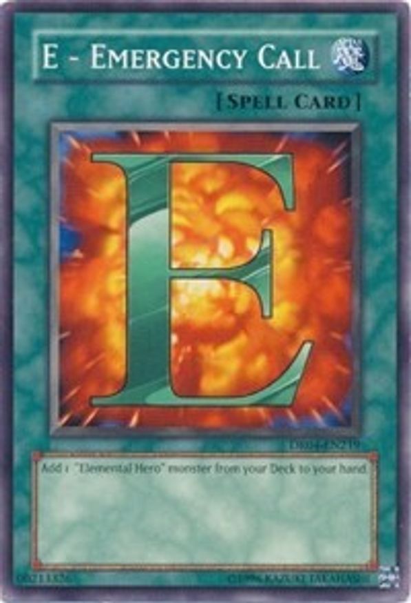 E - Emergency Call | DR04-EN219