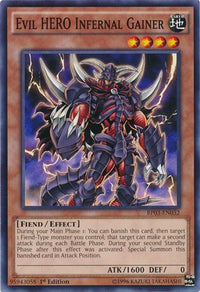 Thumbnail for Evil HERO Infernal Gainer | BP03-EN032