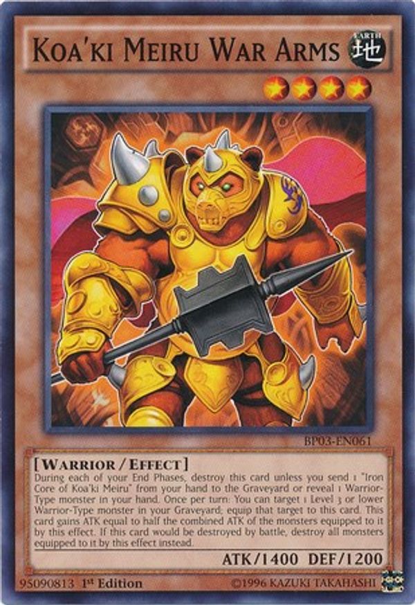 Koa'ki Meiru War Arms | BP03-EN061