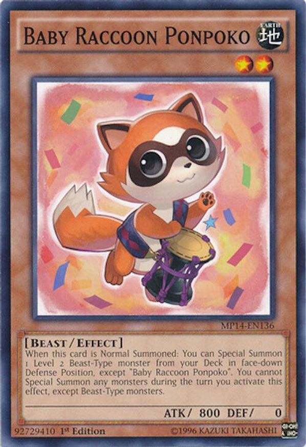Baby Raccoon Ponpoko | MP14-EN136
