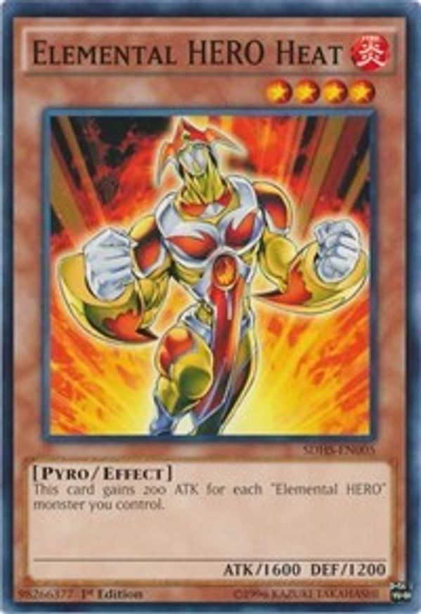 Elemental HERO Heat | SDHS-EN005