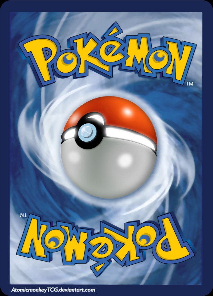 Pokemon card back