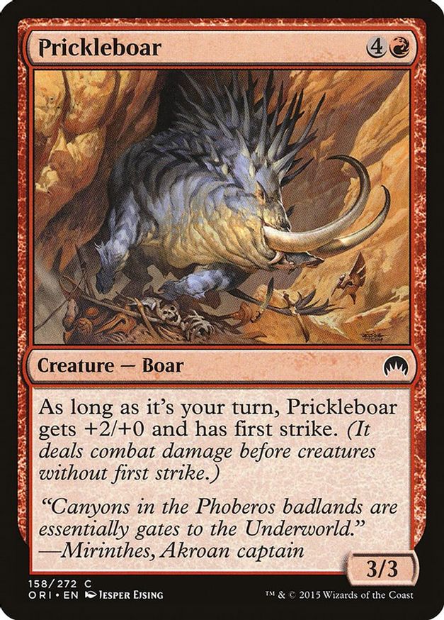 Prickleboar | 158