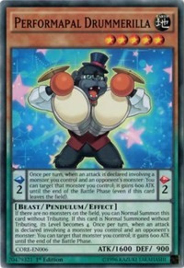 Performapal Drummerilla | CORE-EN006