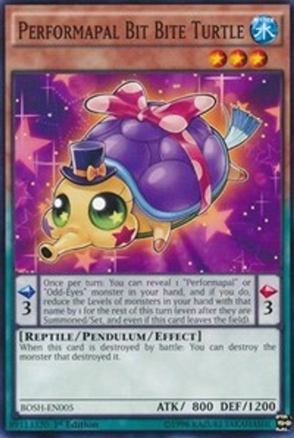 Performapal Bit Bite Turtle | BOSH-EN005