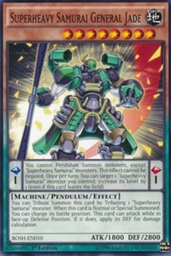 Superheavy Samurai General Jade | BOSH-EN010