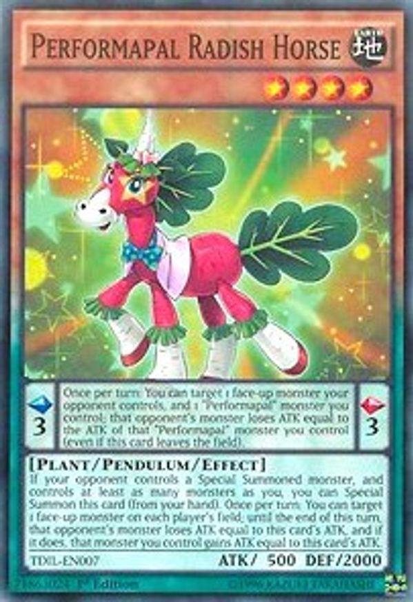 Performapal Radish Horse | TDIL-EN007