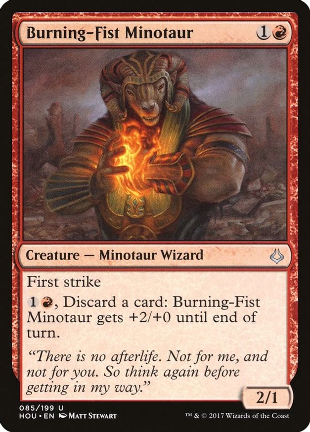 Burning-Fist Minotaur | 85