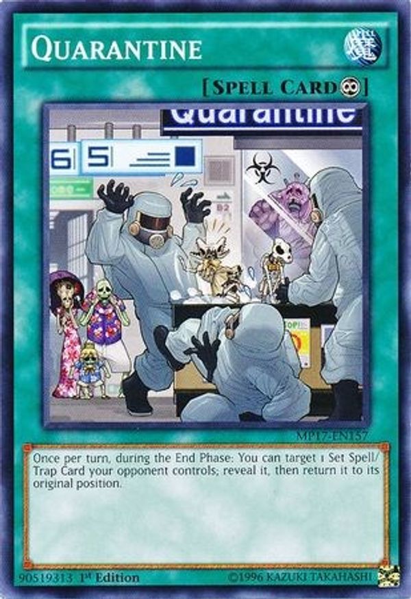 Quarantine | MP17-EN157