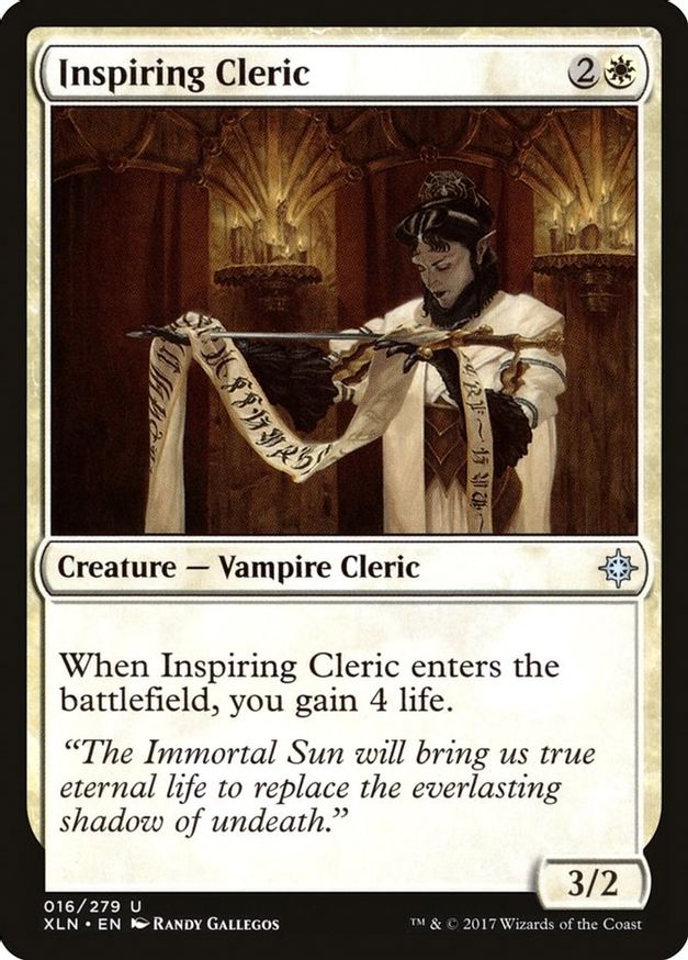 Inspiring Cleric | 16