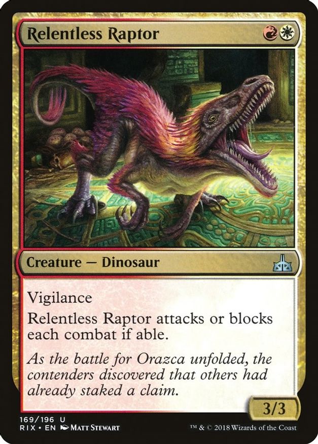 Relentless Raptor | 169