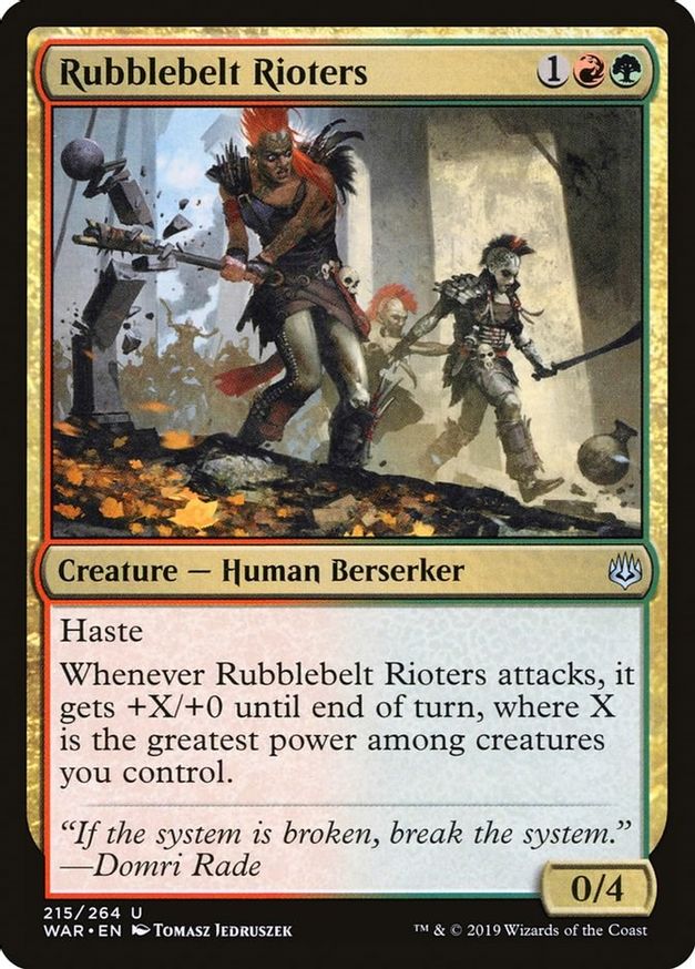 Rubblebelt Rioters | 215