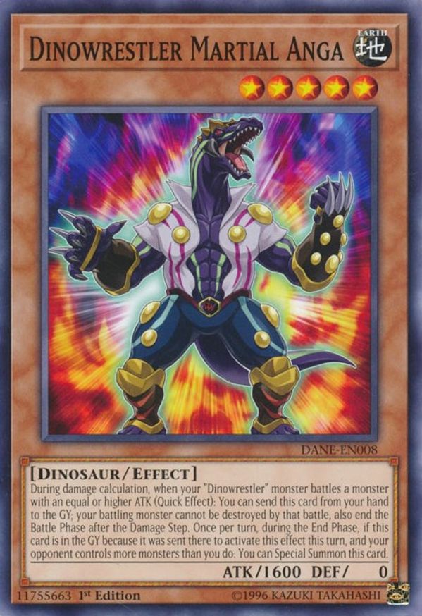 Dinowrestler Martial Anga | DANE-EN008